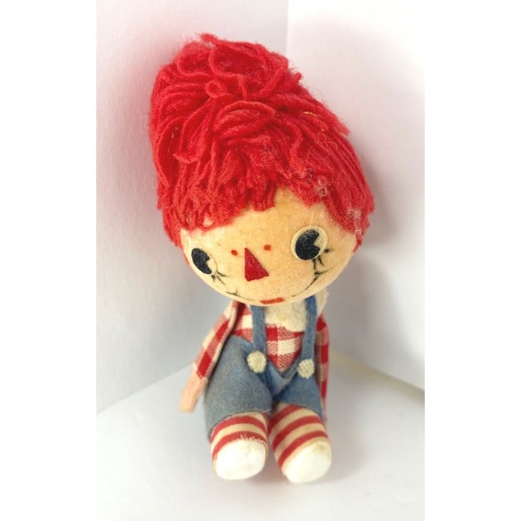 Vintage 1973 Raggedy Andy The Bobbs Merrill Co Christmas Ornament Made in Japan - Picture 4 of 6